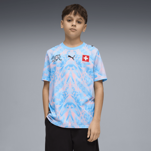 Preview: Switzerland Goalkeeper Children Jersey WC Blue - 2026
